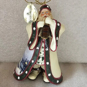 2003 Thomas Kinkade Old World Santa's Christmas Heirloom Ornament 4.5"